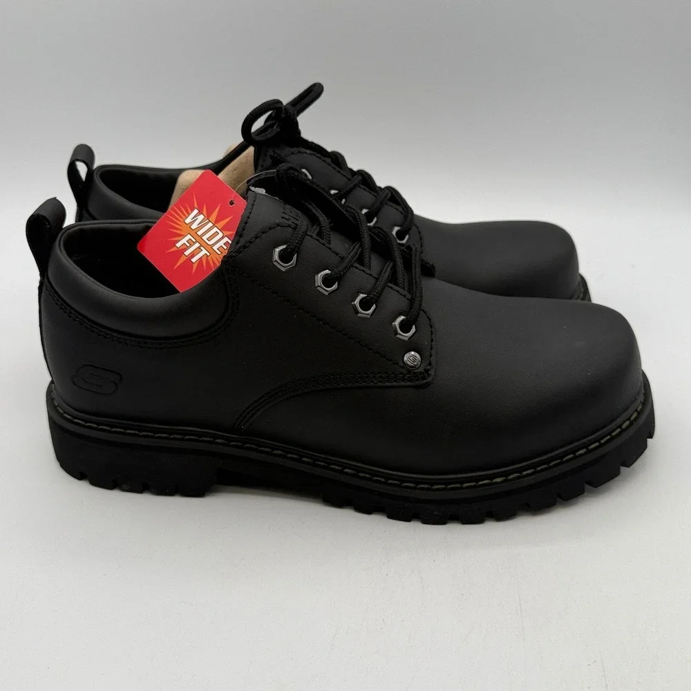 Skechers Tom Cats Shoes Mens Size 8 Black Black Utility 6618EW/BOL